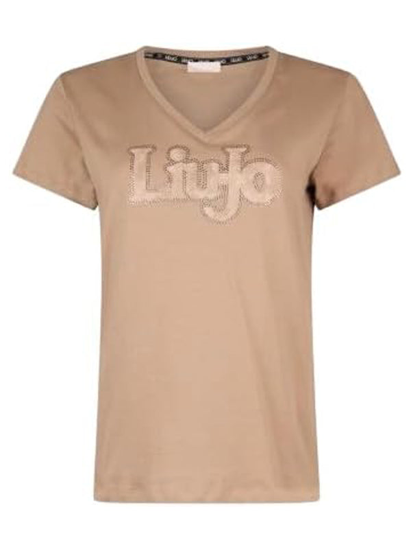 Liu Jo T-shirt Donna Mod. TA6057 JS923 P9198 Beige