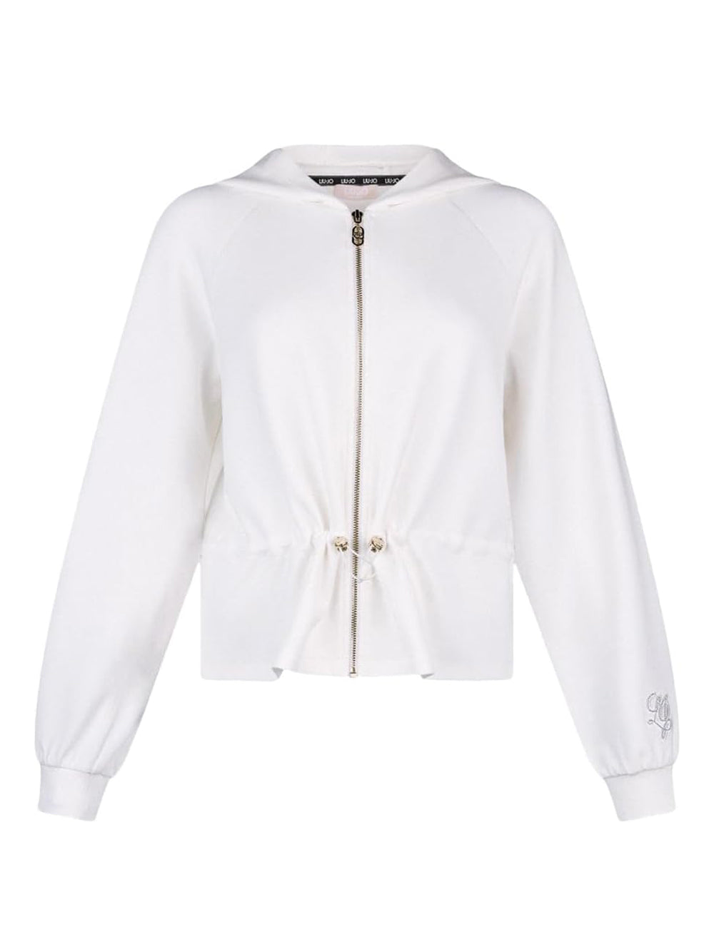 Liu Jo Felpa Zip Donna Mod. TA6076 JS869 10105 Panna
