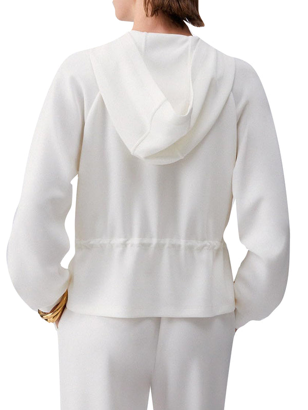 Liu Jo Felpa Zip Donna Mod. TA6076 JS869 10105 Panna