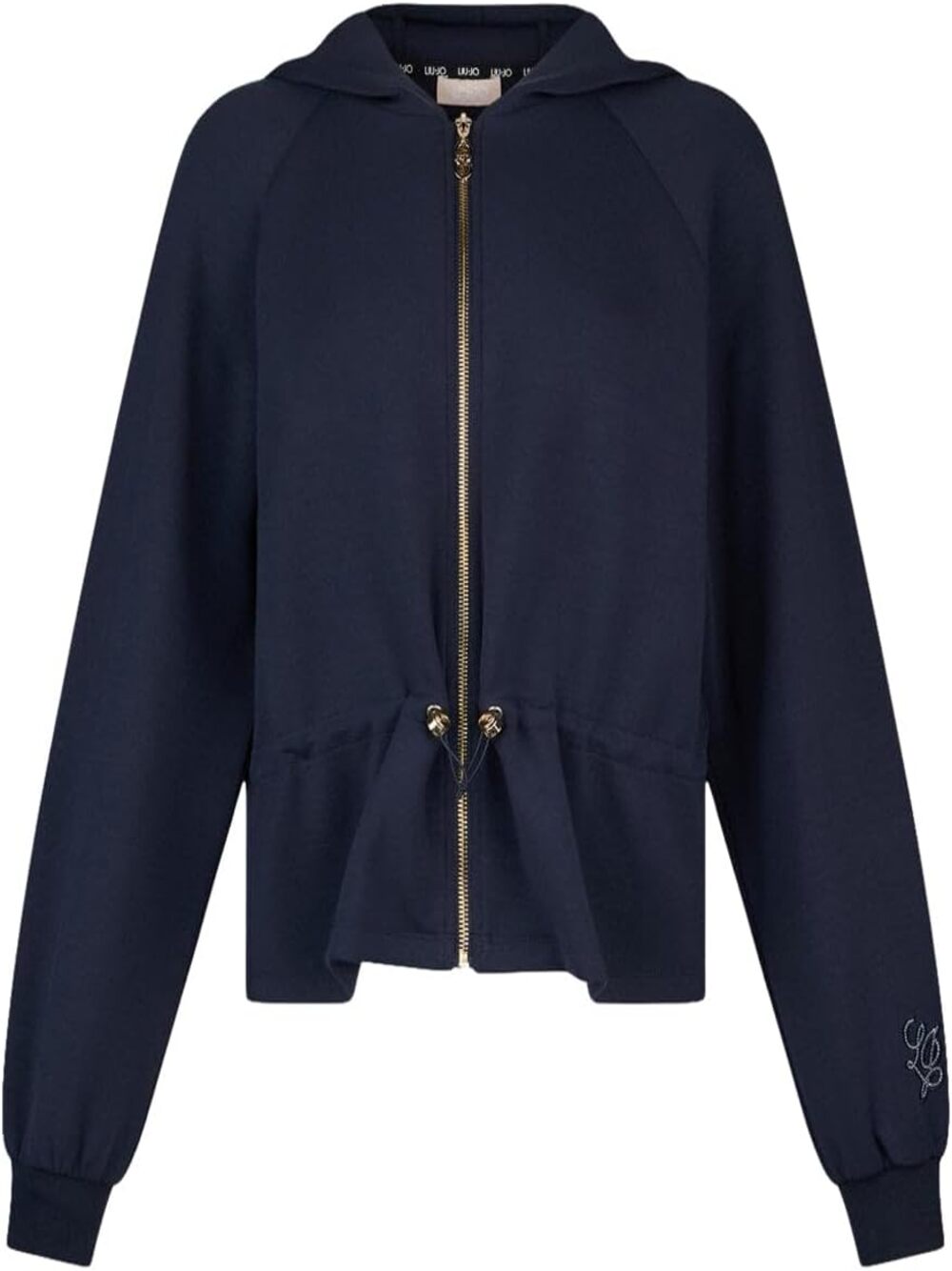 Liu Jo Felpa Zip Donna Mod. TA6076 JS869 93924 Blu