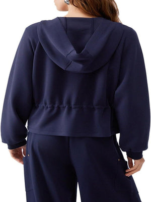 Liu Jo Felpa Zip Donna Mod. TA6076 JS869 93924 Blu