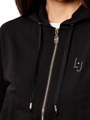 Liu Jo Felpa Zip Donna Mod. TA6090 FS090 22222 Nero