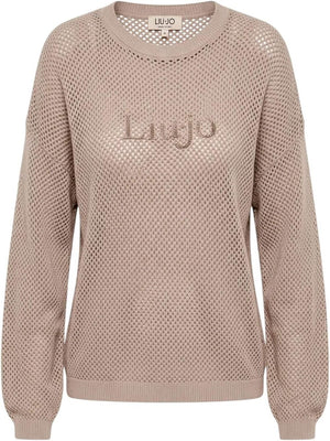 Liu Jo Maglia Donna Mod. TA6111 MS71G 61412 Biscotto