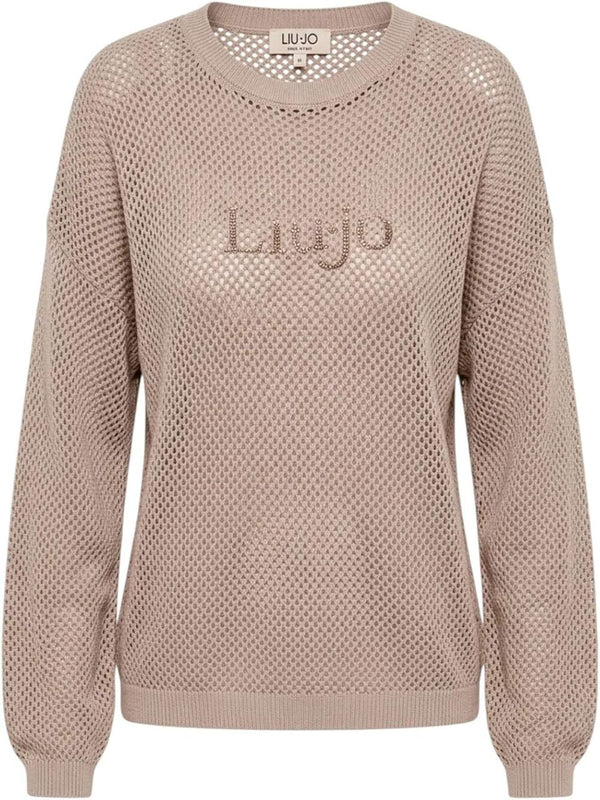 Liu Jo Maglia Donna Mod. TA6111 MS71G 61412 Biscotto