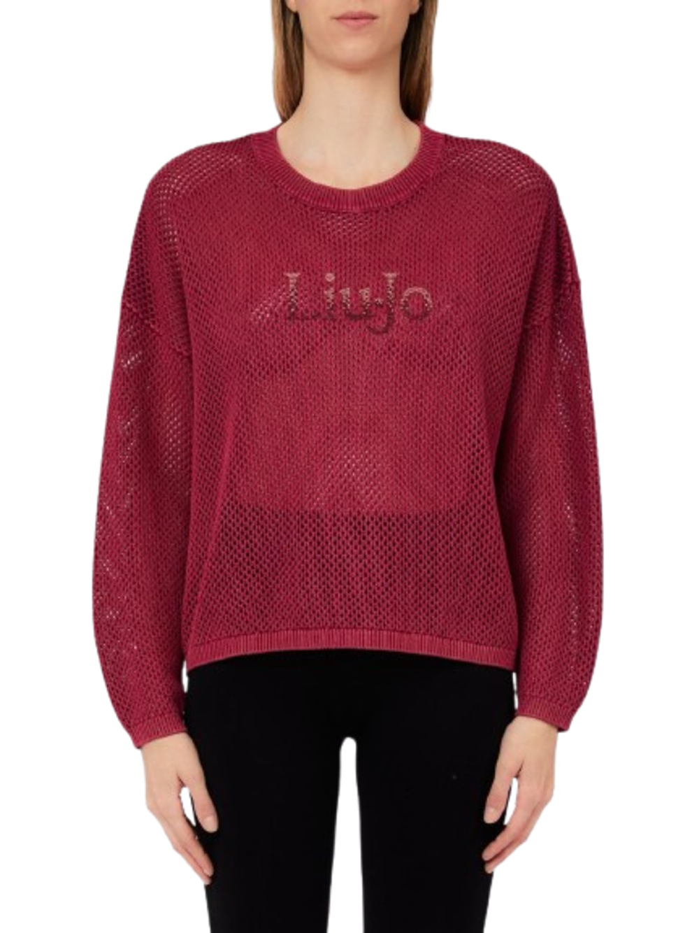 Liu Jo Maglia Donna Mod. TA6111 MS71G 92033 Bordeau