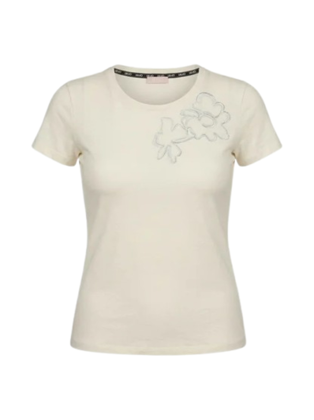 Liu Jo T-shirt Donna Mod. TA6155 JS923 10105 Panna