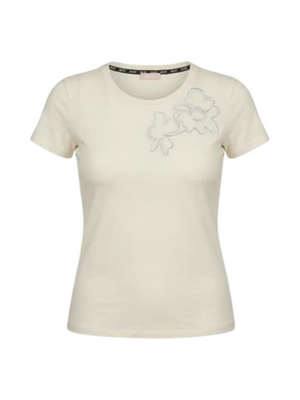 Liu Jo T-shirt Donna Mod. TA6155 JS923 10105 Panna