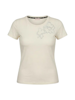 Liu Jo T-shirt Donna Mod. TA6155 JS923 10105 Panna