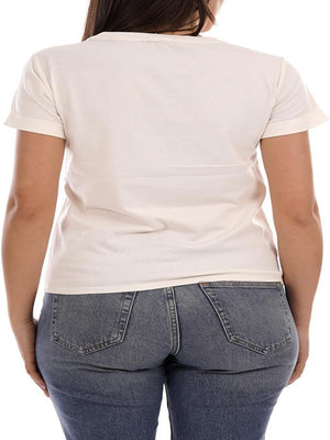 Liu Jo T-shirt Donna Mod. TA6157 JS923 M9223 Panna