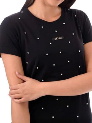 Liu Jo T-shirt Donna Mod. TA6157 JS923 W9414 Nero