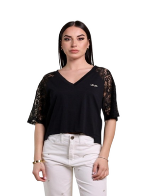 Liu Jo T-shirt Donna Mod. TA6160 JS923 22222 Nero