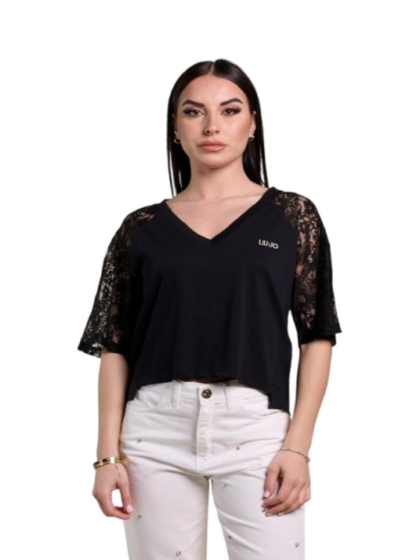 Liu Jo T-shirt Donna Mod. TA6160 JS923 22222 Nero