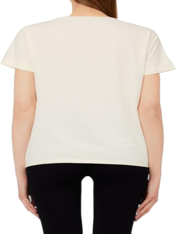 Liu Jo T-shirt Donna Mod. TA6163 JS003 P9207 Panna