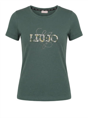 Liu Jo T-shirt Donna Mod. TA6163 JS003 P9313 Verde