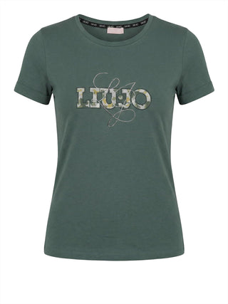 Liu Jo T-shirt Donna Mod. TA6163 JS003 P9313 Verde