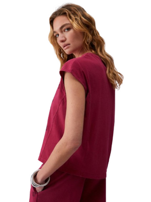Liu Jo T-shirt Donna Mod. TA6168 JS923 L9029 Bordeau