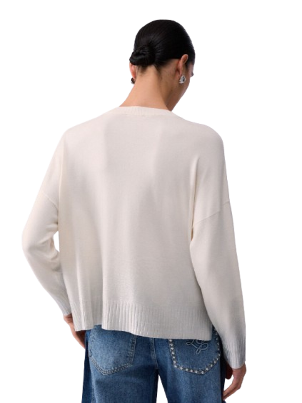 Liu Jo Maglia Donna Mod. TA6183 MS49I D6129 Panna