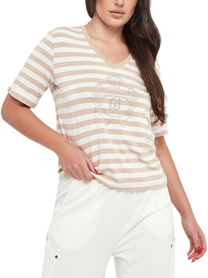 Liu Jo T-shirt Donna Mod. TA6206 JS005 C3883 Panna