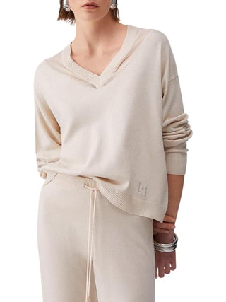 Liu Jo Maglia Donna Mod. TA6244 MS49I A4378 Panna