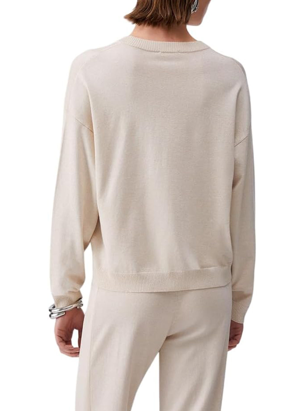 Liu Jo Maglia Donna Mod. TA6244 MS49I A4378 Panna