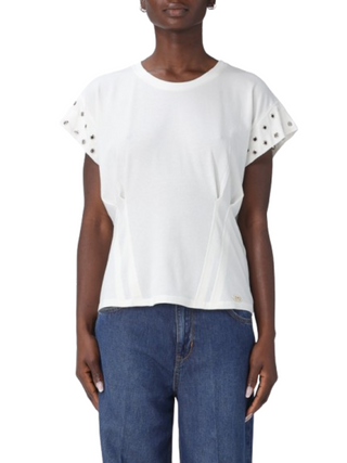 Liu Jo T-shirt Donna Mod. TA6251 JS003 10105 Panna