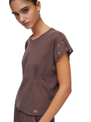 Liu Jo T-shirt Donna Mod. TA6251 JS003 91015 Moro