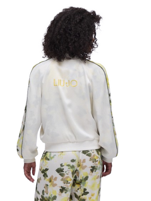 Liu Jo Felpa Zip Donna Mod. TA6256 T358A P9217 Panna