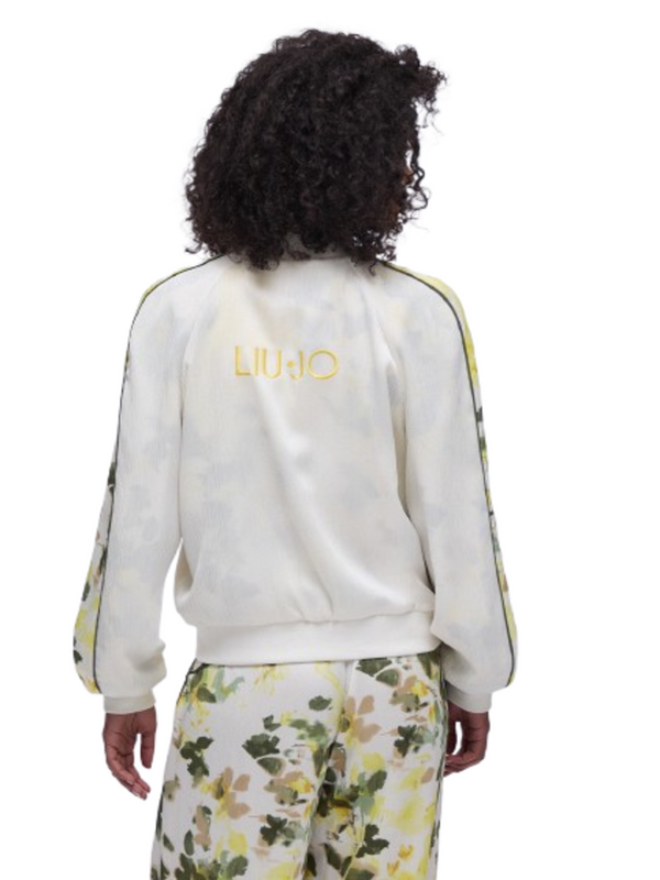Liu Jo Felpa Zip Donna Mod. TA6256 T358A P9217 Panna