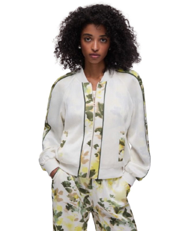 Liu Jo Felpa Zip Donna Mod. TA6256 T358A P9217 Panna