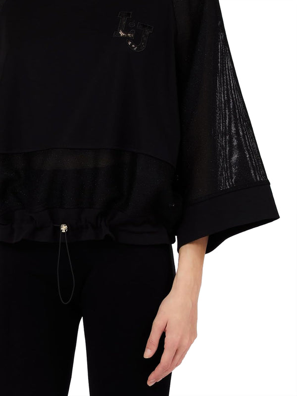 Liu Jo Felpa Donna Mod. TA6281 J3855 22222 Nero