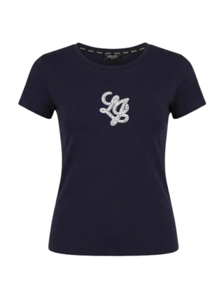 Liu Jo T-shirt Donna Mod. TA6285 JS923 P9304 Blu