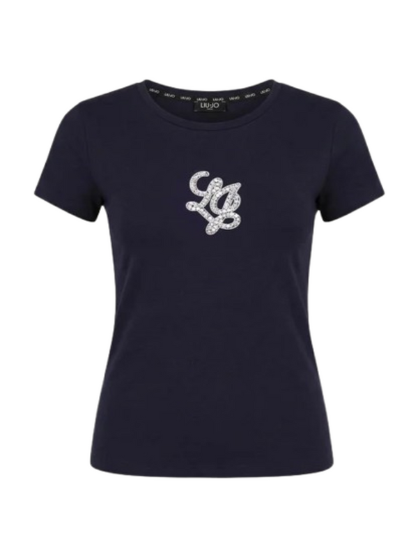Liu Jo T-shirt Donna Mod. TA6285 JS923 P9304 Blu
