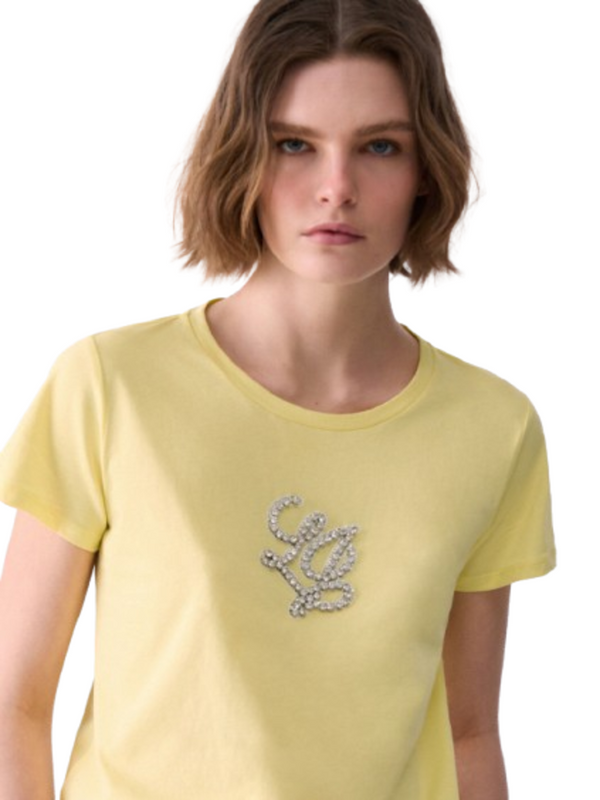 Liu Jo T-shirt Donna Mod. TA6285 JS923 S9949 Giallo