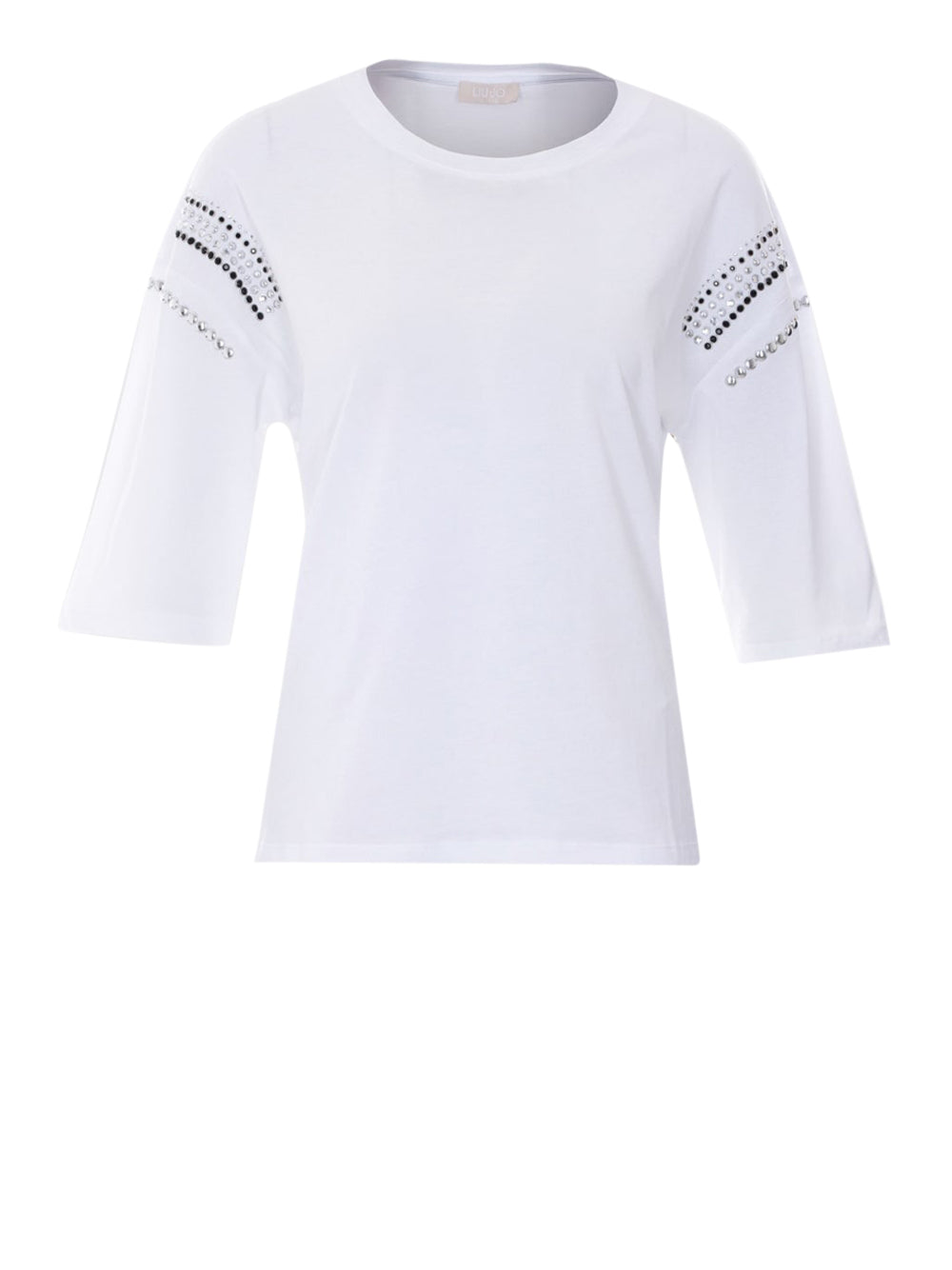 Liu Jo white T-shirt Donna Mod. WA6128 JS904 P9319 Bianco