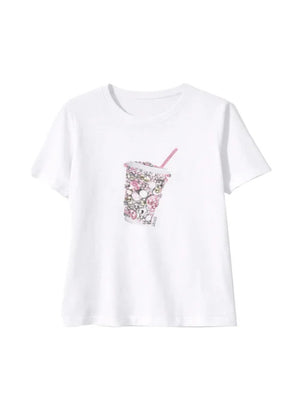 Liu Jo white T-shirt Donna Mod. WA6237 JS923 P9331 Bianco