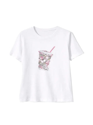 Liu Jo white T-shirt Donna Mod. WA6237 JS923 P9331 Bianco