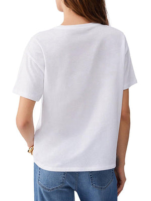 Liu Jo white T-shirt Donna Mod. WA6238 JS923 P9560 Bianco