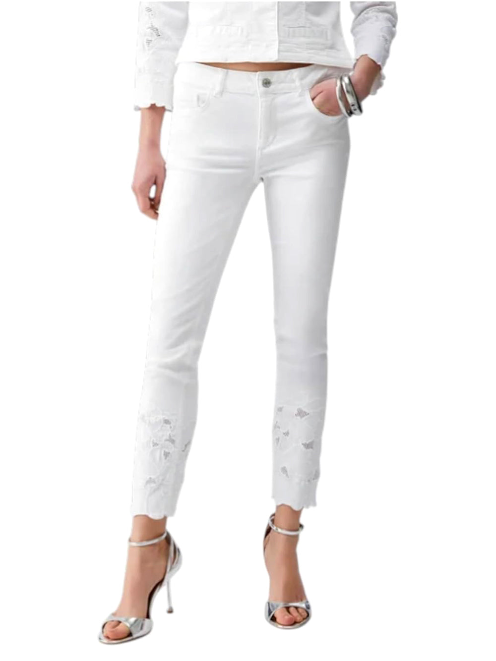 Liu Jo white Pantalone Donna Mod. WA6260 T367A P9255 Bianco