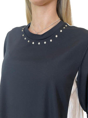 Liu Jo white T-shirt Donna Mod. WA6439 T437A P9456 Nero