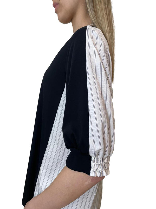 Liu Jo white T-shirt Donna Mod. WA6439 T437A P9456 Nero