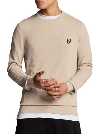 Lyle & Scott Maglione Girocollo Uomo Mod. KN2136 W870 Beige