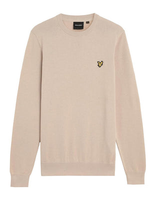 Lyle & Scott Maglione Girocollo Uomo Mod. KN2136 W870 Beige