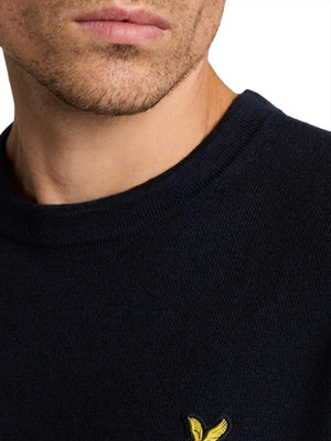 Lyle & Scott Maglione Girocollo Uomo Mod. KN2136 Z271 Blu