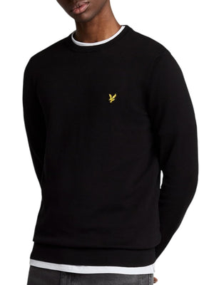 Lyle & Scott Maglione Girocollo Uomo Mod. KN2136 Z865 Nero