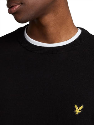 Lyle & Scott Maglione Girocollo Uomo Mod. KN2136 Z865 Nero