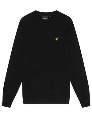 Lyle & Scott Maglione Girocollo Uomo Mod. KN2136 Z865 Nero