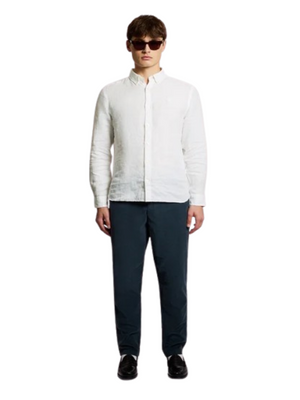 Lyle & Scott Camicia m/l Uomo Mod. LW2445V LINO 626 Bianco