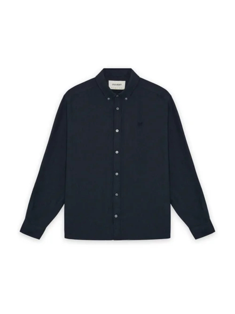 Lyle & Scott Camicia m/l Uomo Mod. LW2445V LINO X898 Blu