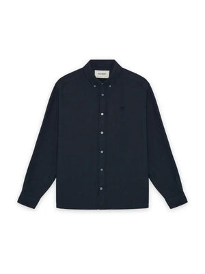 Lyle & Scott Camicia m/l Uomo Mod. LW2445V LINO X898 Blu