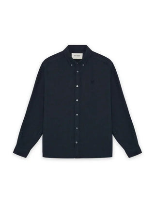 Lyle & Scott Camicia m/l Uomo Mod. LW2445V LINO X898 Blu